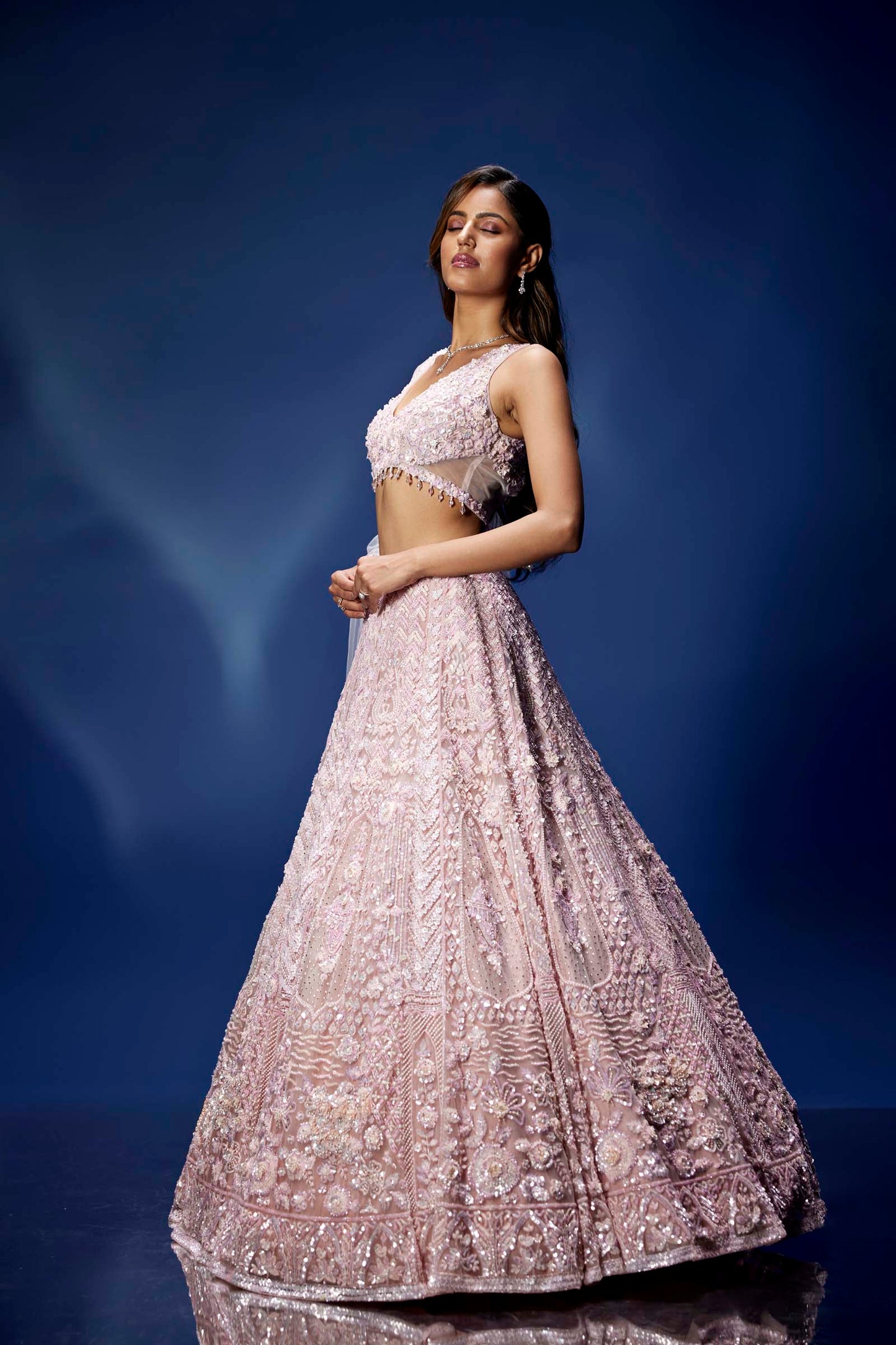 PINK AURORA LEHENGA SET