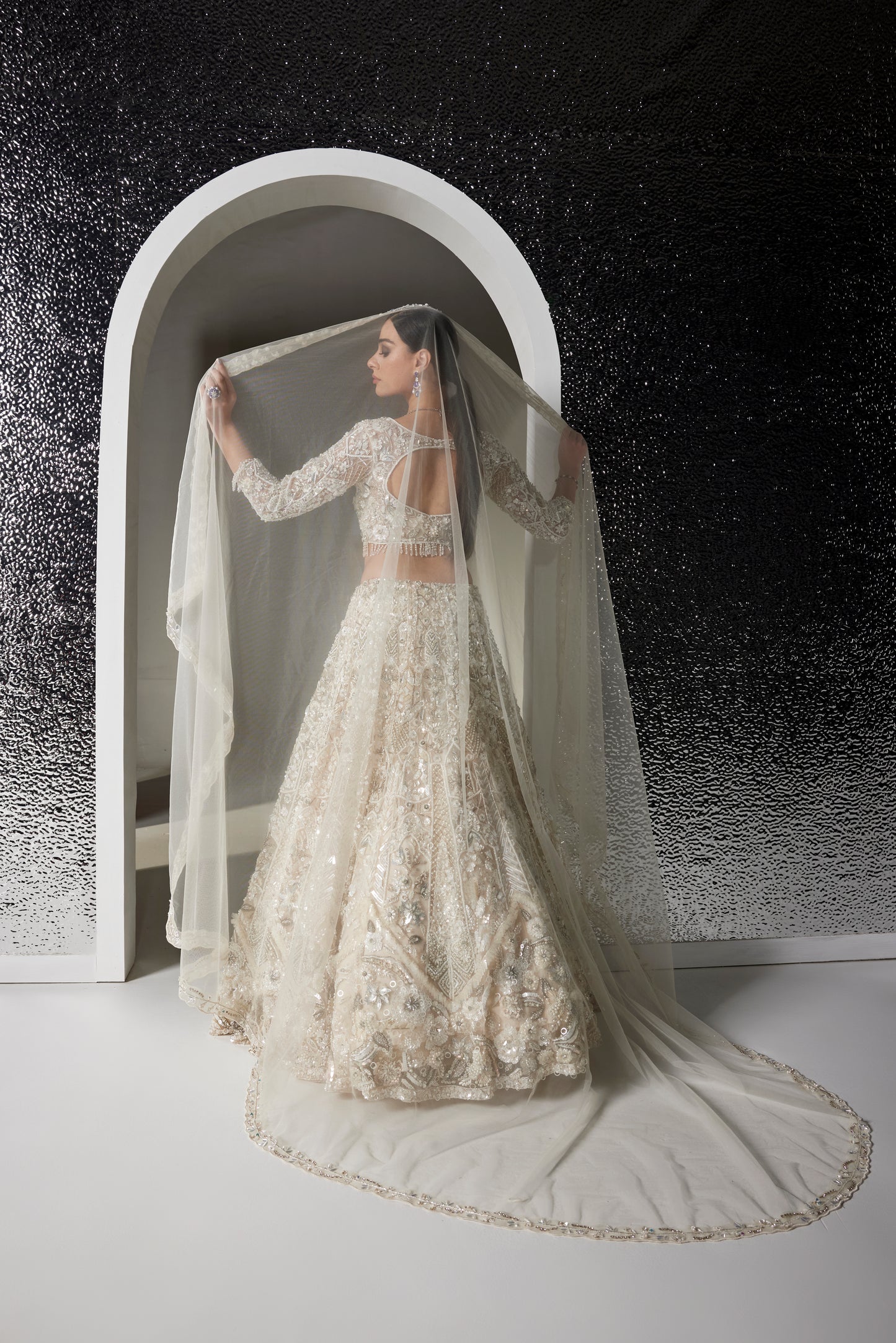 IVORY VALERIE LEHENGA SET