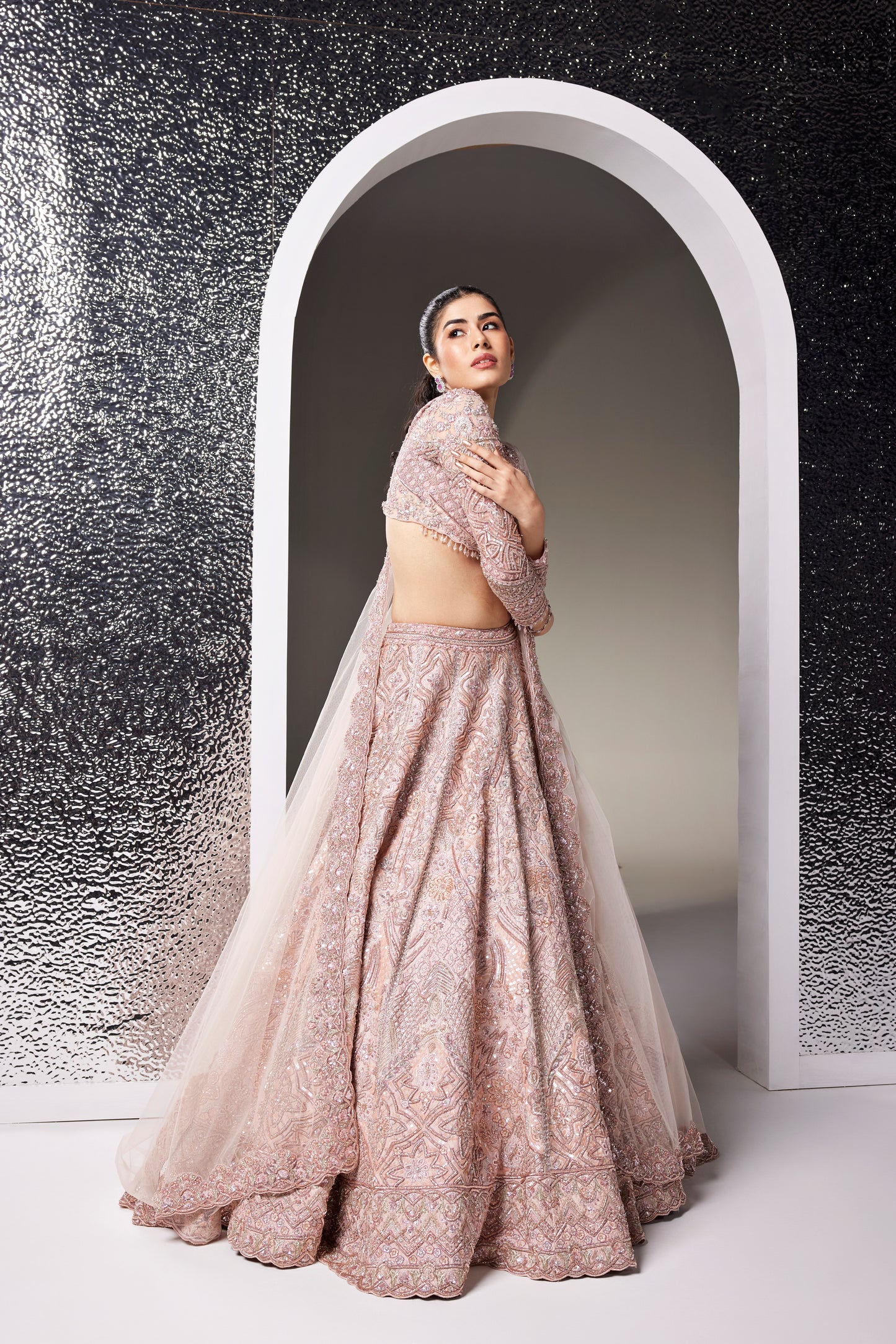 LIGHT PINK AVERY LEHENGA SET