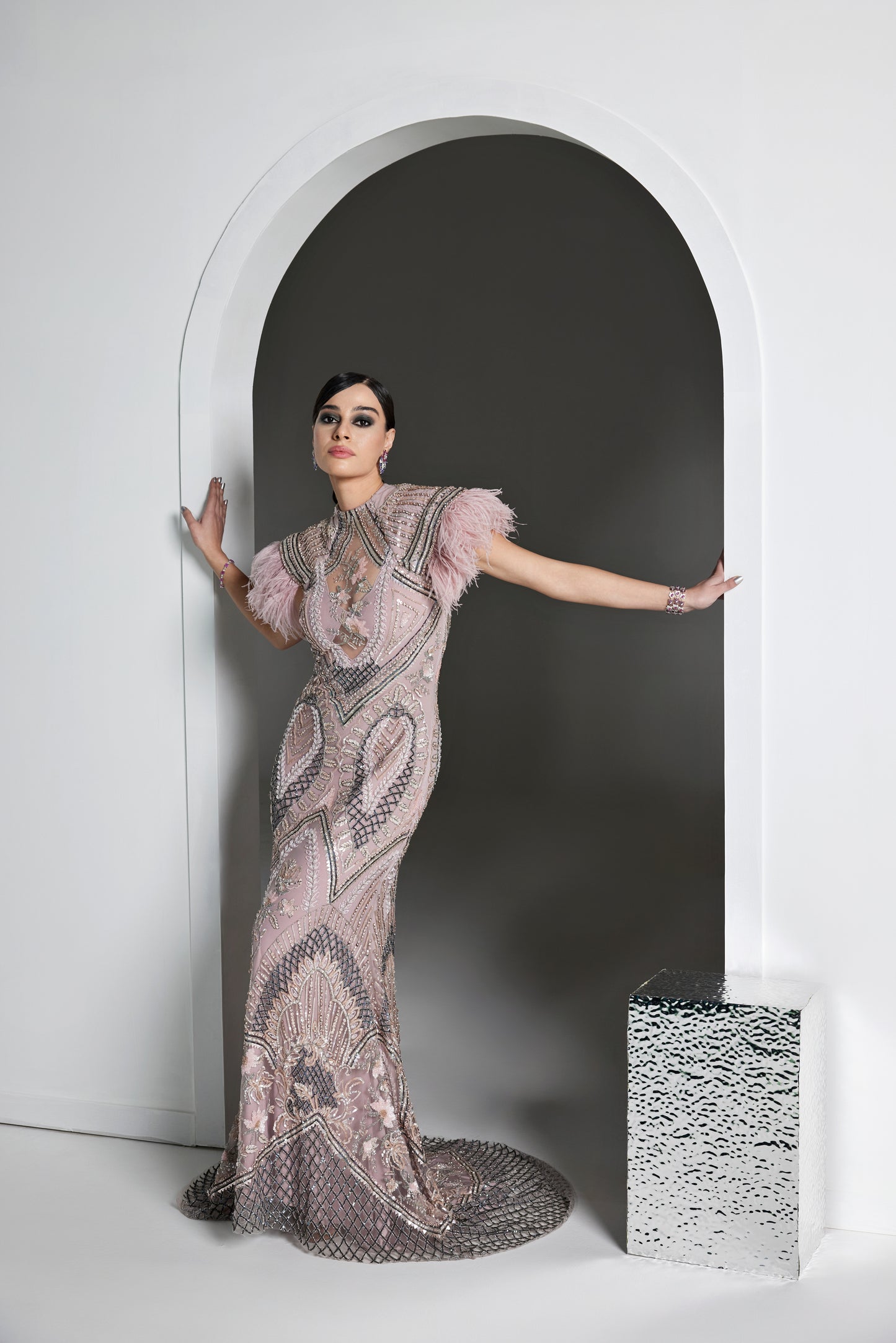 MAUVE CHRISTINA GOWN