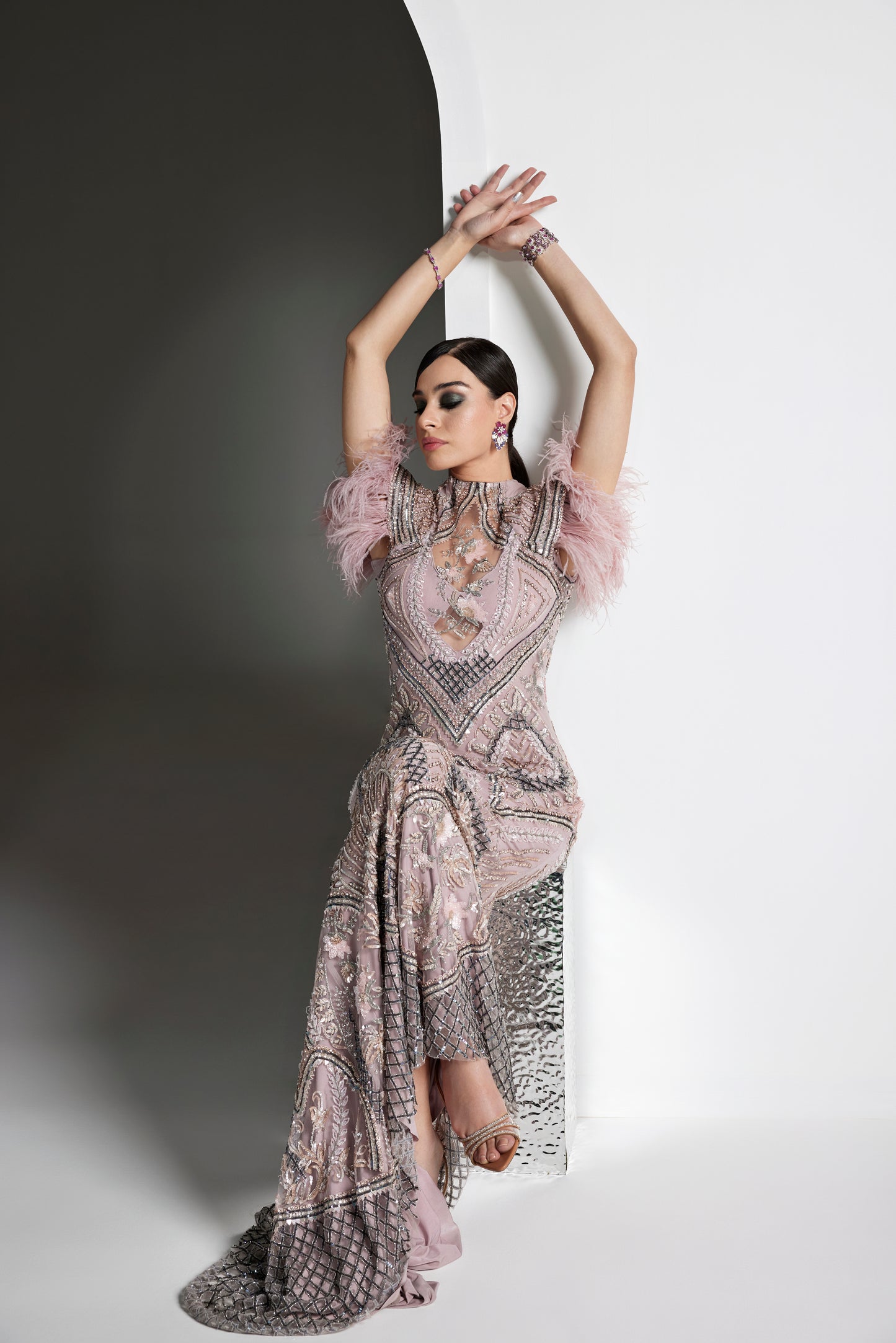 MAUVE CHRISTINA GOWN