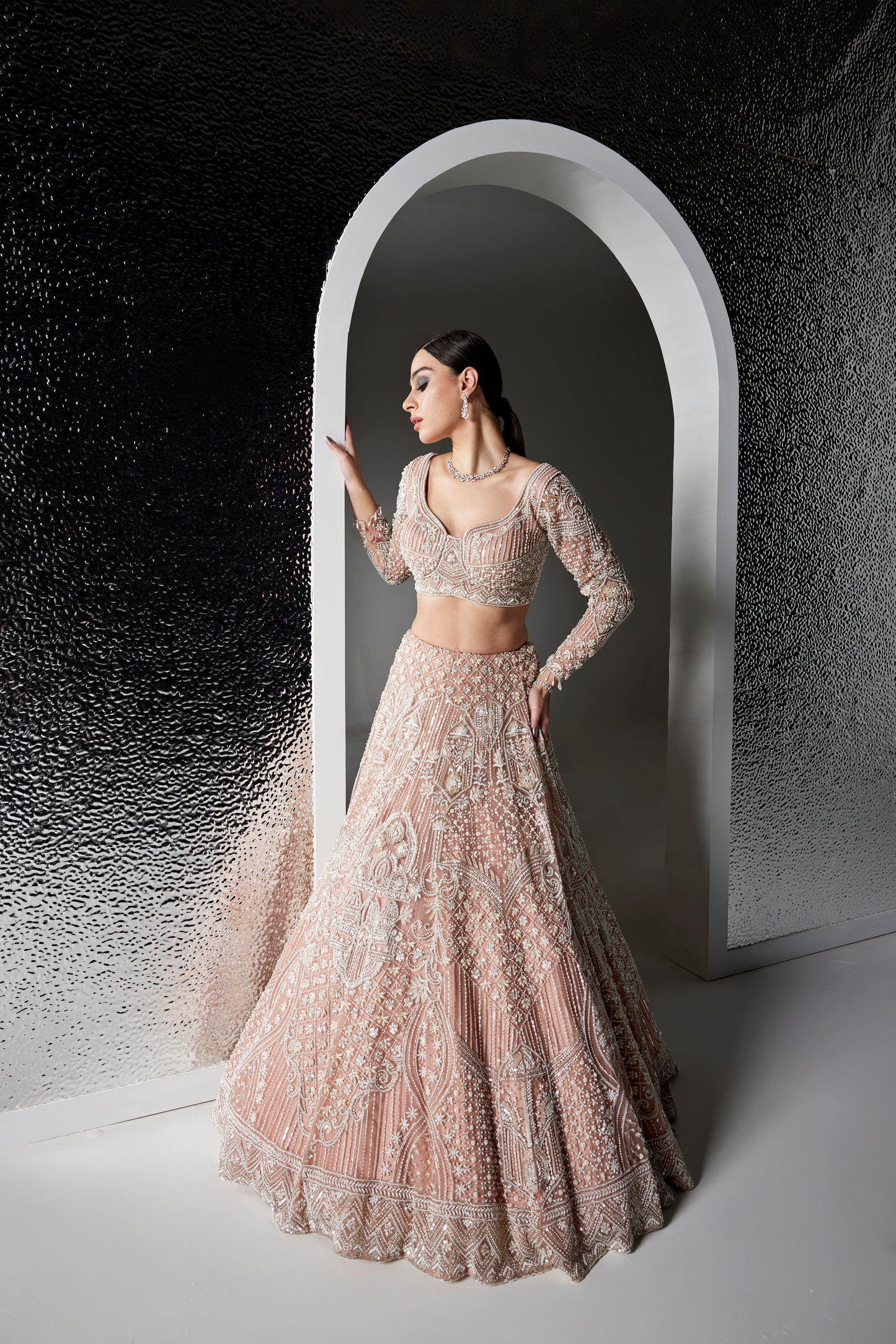 PINK PEARL FREYA LEHENGA SET