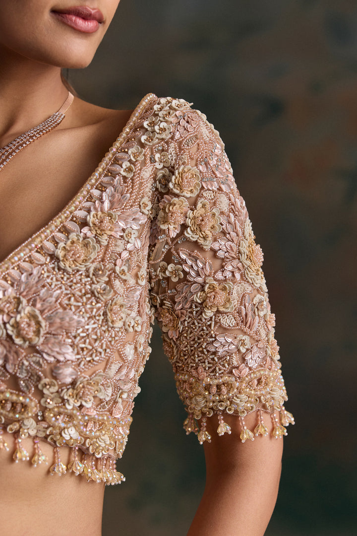 PEACH SEREN LEHENGA SET