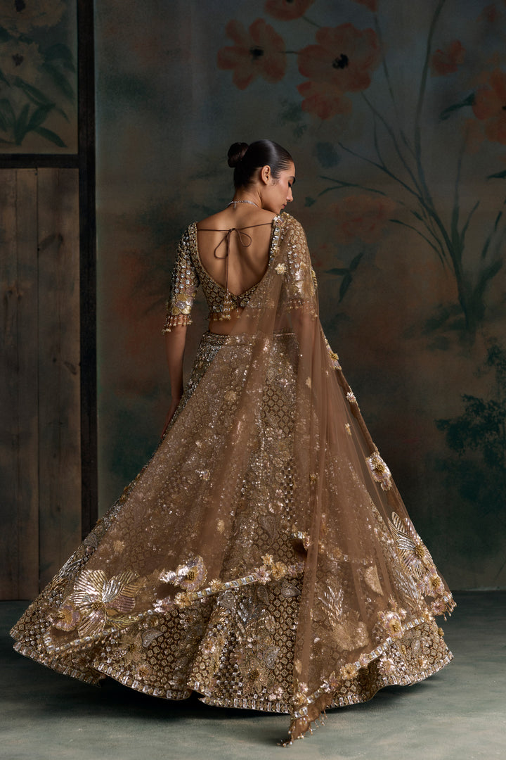GOLD KAELIS LEHENGA SET