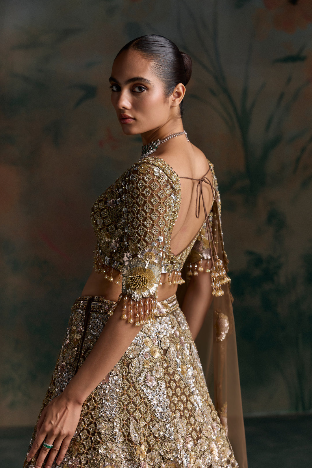 GOLD KAELIS LEHENGA SET