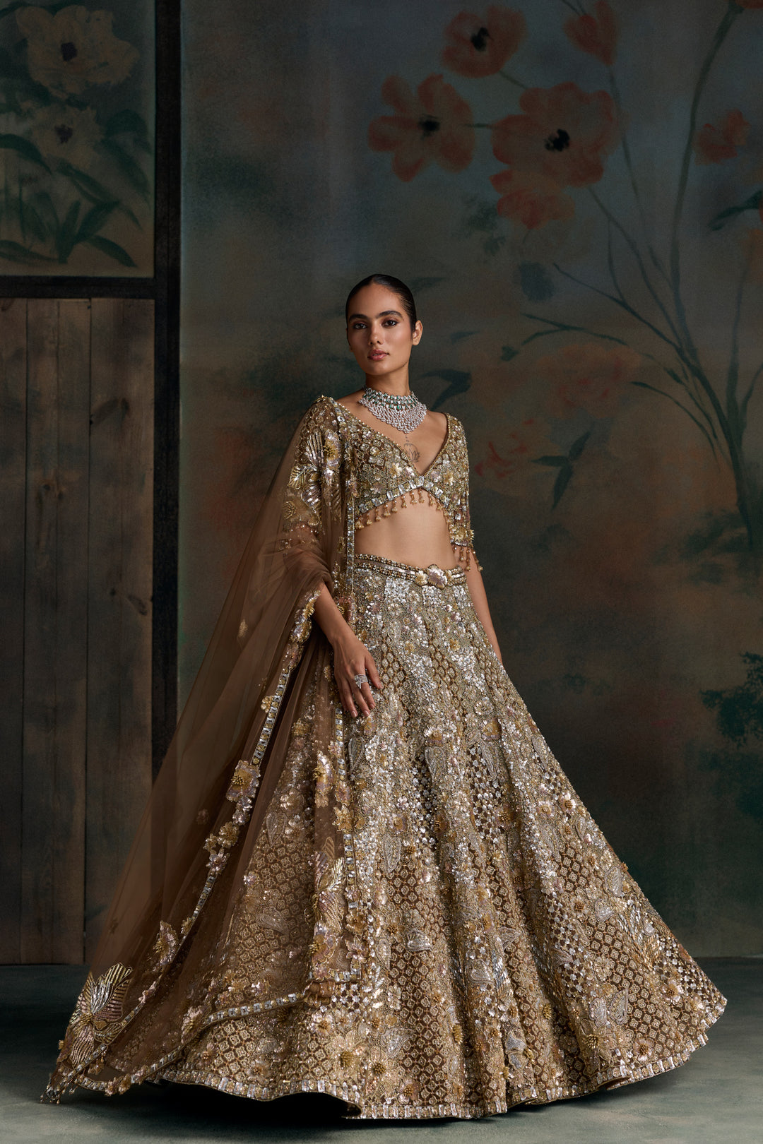 GOLD KAELIS LEHENGA SET