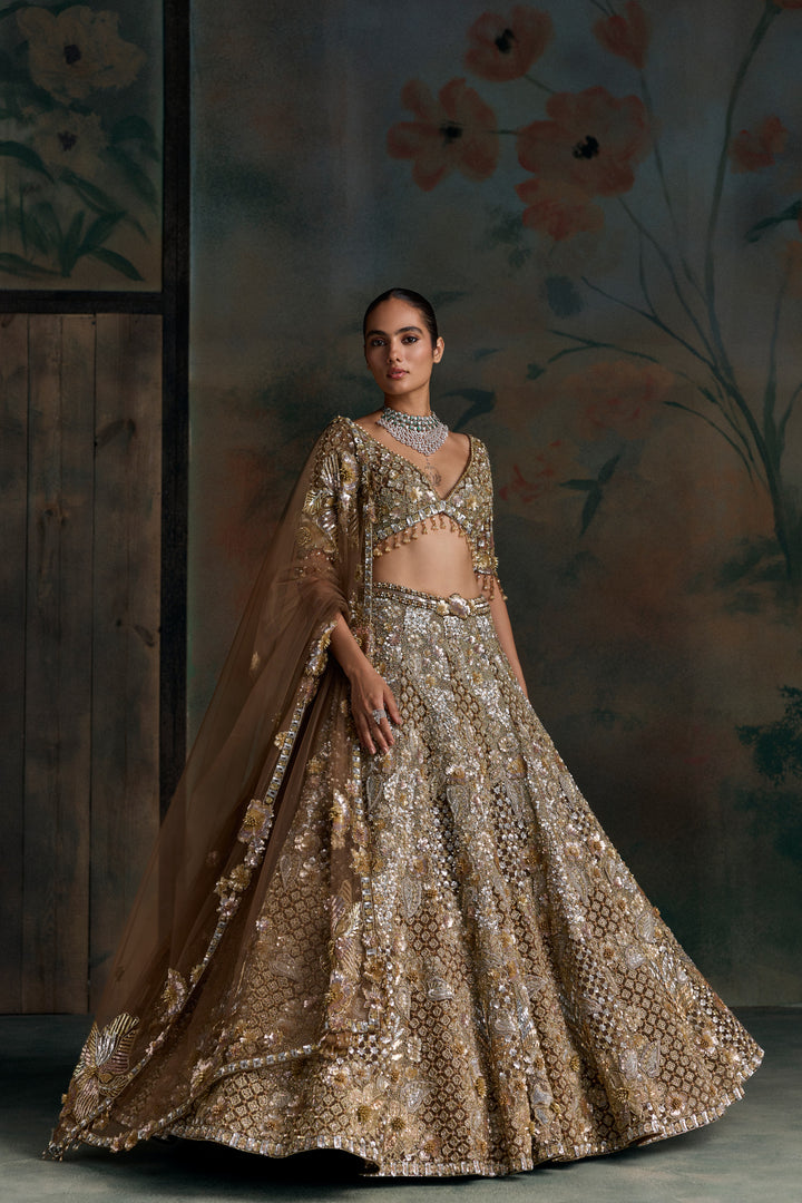 GOLD KAELIS LEHENGA SET