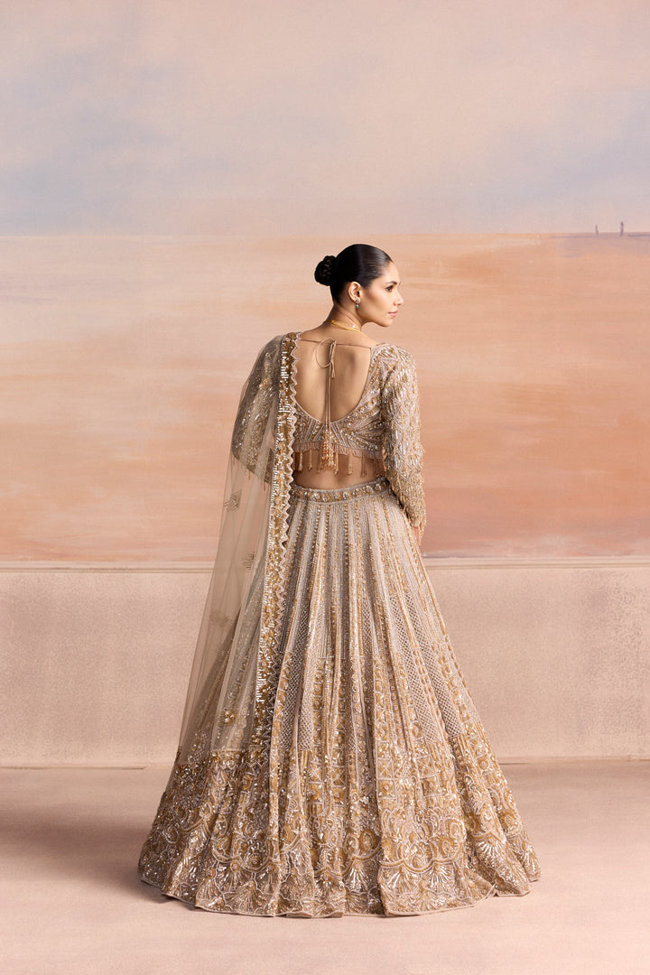 GOLD CAELIS LEHENGA SET