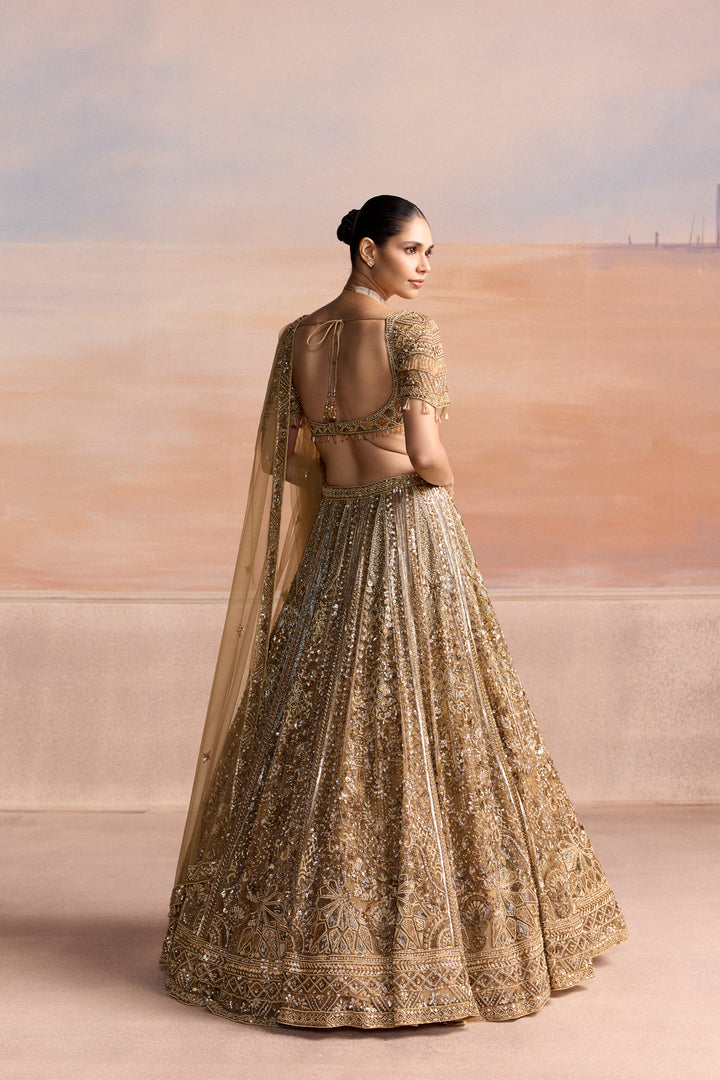 GOLD VERIAN LEHENGA SET