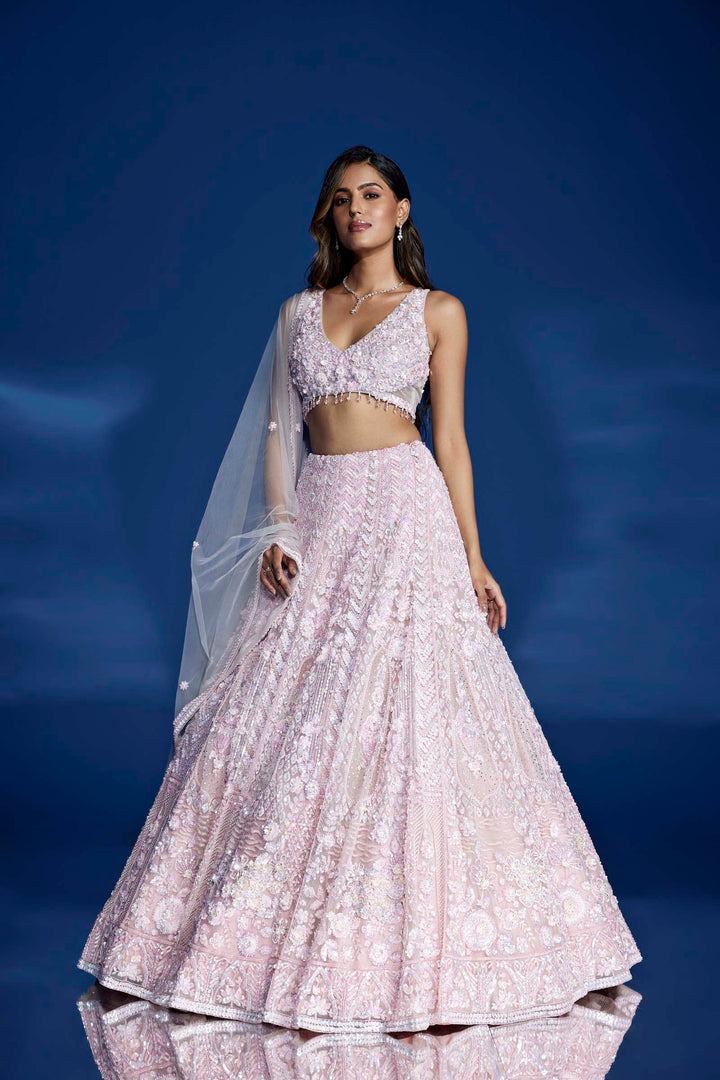 PINK AURORA LEHENGA SET
