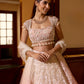 PINK PEACH OMBRE ROSALIE LEHENGA SET