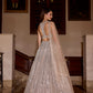 SILVER WINTER LEHENGA SET