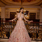 PEACH PEARL DETAILING HARPER LEHENGA SET