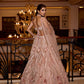 PEACH PEARL DETAILING HARPER LEHENGA SET