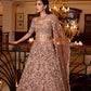 DARK PEACH NORA LEHENGA SET