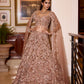 DARK PEACH NORA LEHENGA SET