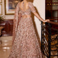 DARK PEACH NORA LEHENGA SET