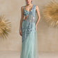 POWDER BLUE PRE DRAPED SAREE