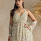 LIGHT JADE PEPLUM SHARARA SET