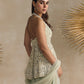 LIGHT JADE PEPLUM SHARARA SET