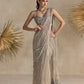 SILVER CORSET PRE DRAPED SAREE