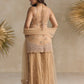 PEACH EMBELLISHED SHARARA SET