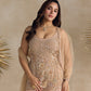 PEACH EMBELLISHED SHARARA SET