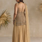 GOLD CRYSTAL EMBELLISHED SHARARA SET