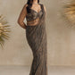 ANTIQUE BROWN PRE DRAPED SAREE