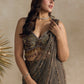 ANTIQUE BROWN PRE DRAPED SAREE