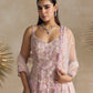 PINK AND LAVENDER SHARARA SET