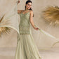 GREEN SHARARA SET