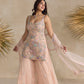 PINK MULTICOLOUR SHARARA SET