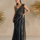 BLACK CORSET PRE DRAPED SAREE