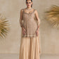 ROSE GOLD AND PEACH SHARARA SET