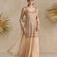 ROSE GOLD AND PEACH SHARARA SET