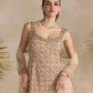ROSE GOLD AND PEACH SHARARA SET