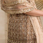 ROSE GOLD AND PEACH SHARARA SET