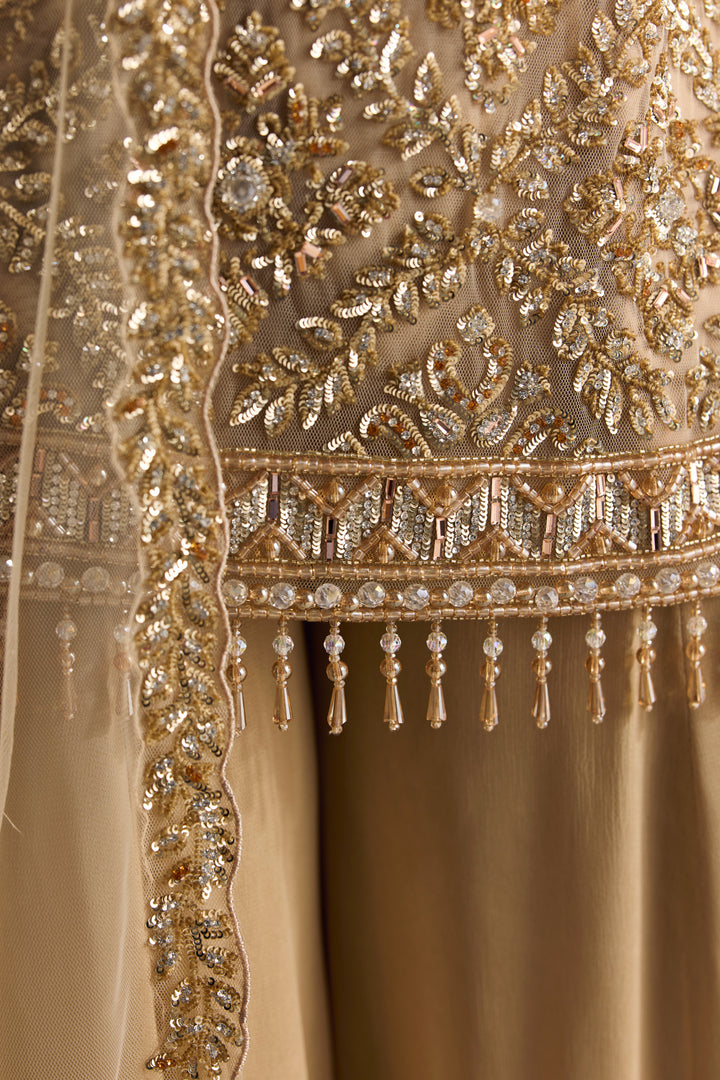 GOLD SHARARA SET