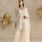 IVORY SHARARA SET