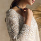 IVORY SHARARA SET