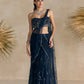 NAVY BLUE PRE DRAPED SAREE