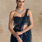NAVY BLUE PRE DRAPED SAREE