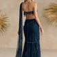 NAVY BLUE PRE DRAPED SAREE