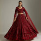 RED LILITH BRIDAL LEHENGA SET