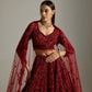 RED LILITH BRIDAL LEHENGA SET