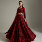 RED LILITH BRIDAL LEHENGA SET