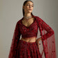 RED LILITH BRIDAL LEHENGA SET