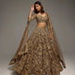 BROWN GOLD RUTH LEHENGA SET