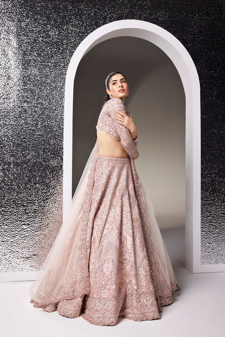LIGHT PINK AVERY LEHENGA SET